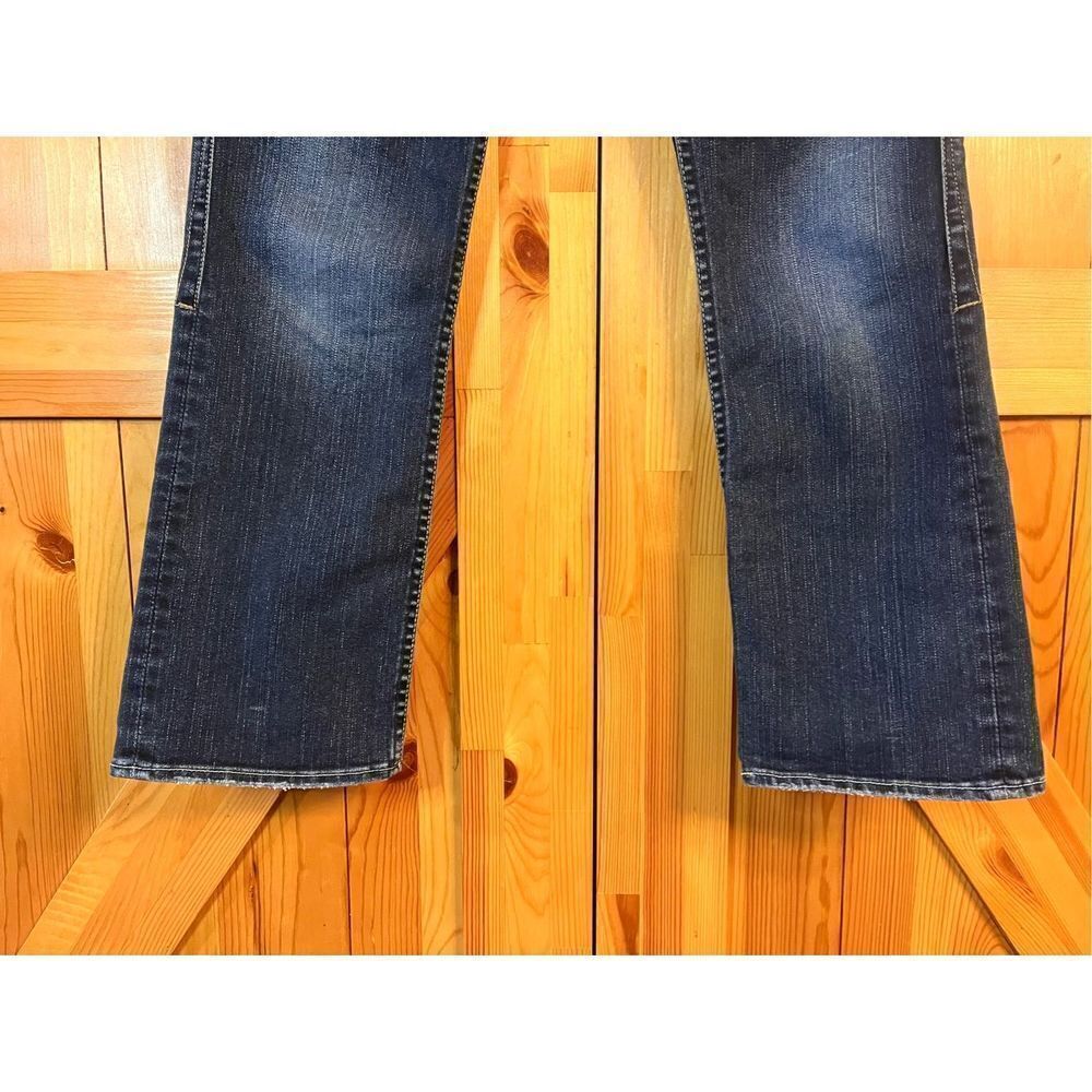 Silver Jeans Womens Santorini Dark Wash Denim Size 27 Straight Fit Cropped (3019 - Picture 2 of 8